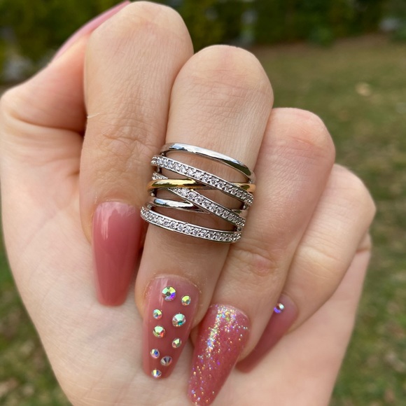 NEW Gold/Silver Stamped 925 Ring - Picture 11 of 11